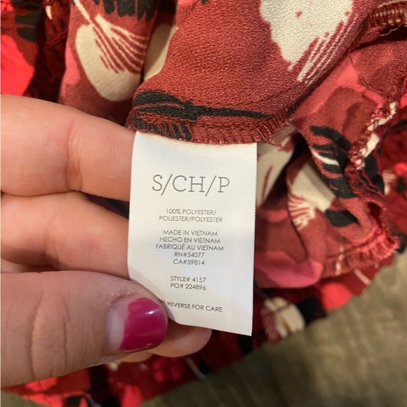 Cabi Corsage Blouse Floral Top Womens Size Small - Picture 9 of 10